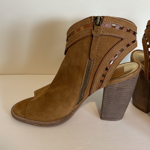 Dolce Vita Women’s Natasha Almond Suede Pump/Ankle Bootie. Size  9.5M - Picture 4 of 11